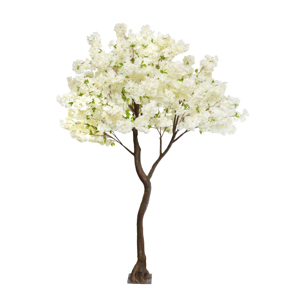 2.8m Cream Cherry Blossom Artificial Tree - Highgate Garden Furniture