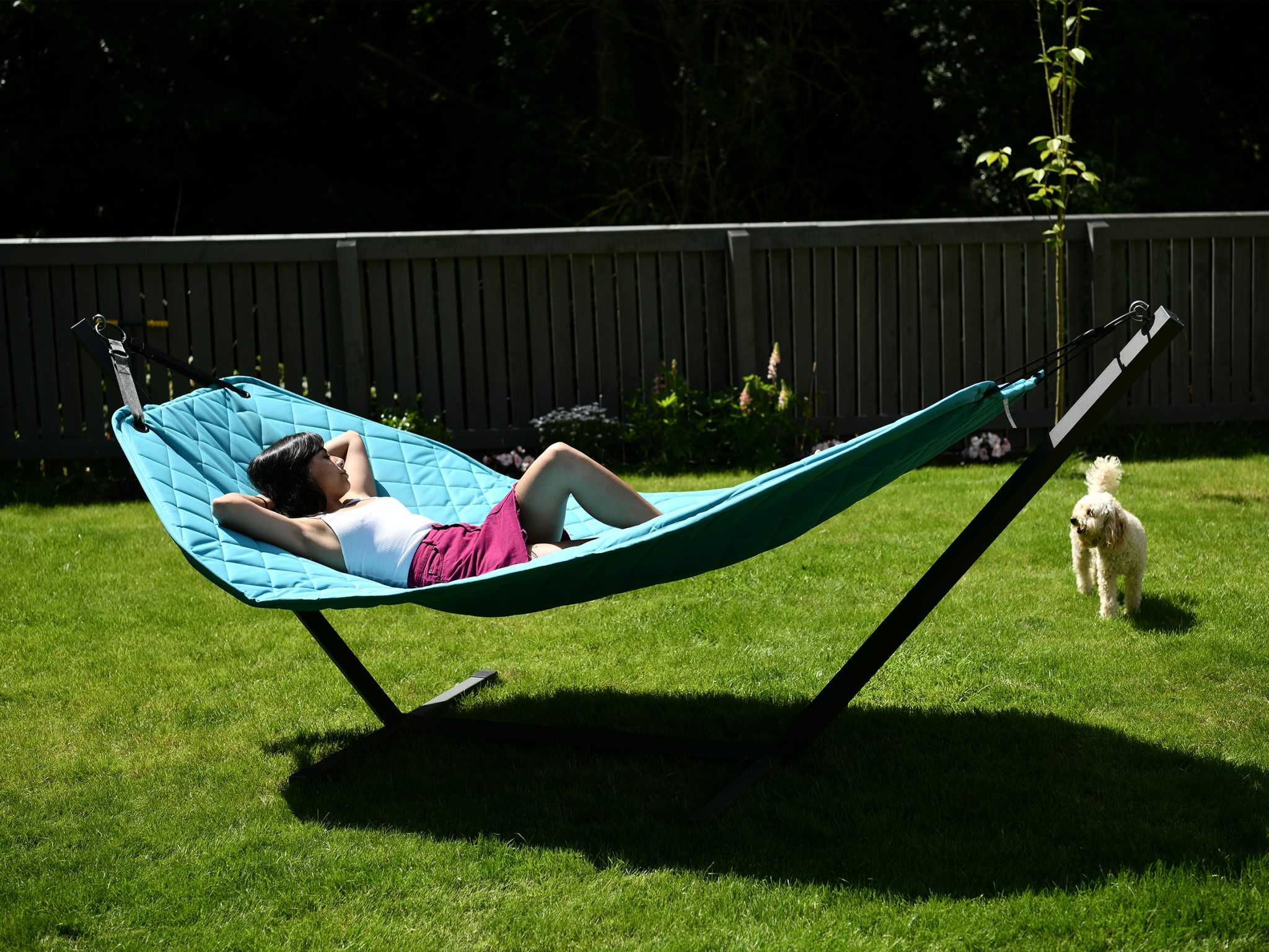 Extreme Lounging Outdoor Garden B Hammock & Frame - Highgate Garden ...